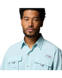 Columbia Ανδρικό Πουκάμισο Bahama™ II S/S Shirt 1011651-482 Σιέλ