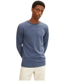 Tom Tailor Ανδρικό Πουλόβερ BASIC CREW Neck Sweater 1012819-18964 Μπλε