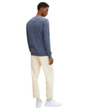 Tom Tailor Ανδρικό Πουλόβερ Basic Crew 1012819-18964 Μπλε
