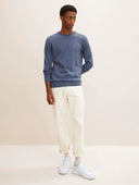 Tom Tailor Ανδρικό Πουλόβερ BASIC CREW Neck Sweater 1012819-18964 Ραφ