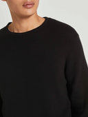Tom Tailor Ανδρικό Πουλόβερ Structured jumper 1016090-29999 Μαύρο