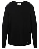 Tom Tailor Ανδρικό Πουλόβερ Structured Jumper 1016090-29999 Μαύρο