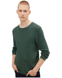 Tom Tailor Ανδρικό Πουλόβερ Zig Zag 1016090-30024 Πράσινο