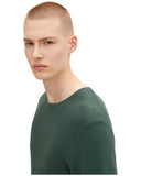 Tom Tailor Ανδρικό Πουλόβερ Zig Zag 1016090-30024 Πράσινο