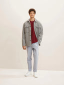 Tom Tailor Ανδρικό Πουλόβερ BASIC CREW KNITWEAR 1027299-30315 Μπορντό