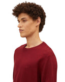 Tom Tailor Ανδρικό Πουλόβερ Basic Crew 1027299-30315 Κόκκινο