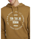 Tom Tailor Ανδρικό Φούτερ με Κουκούλα 1027616-25985 Καφέ