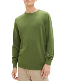 Tom Tailor Ανδρικό Πουλόβερ BASIC CREW Neck Sweater 1027661-32719 Πράσινο
