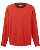 Tom Tailor Ανδρικό Πουλόβερ Mottled Knit 1027661-13161 Πορτοκαλί