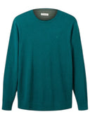 Tom Tailor Ανδρικό Πουλόβερ Mottled Knit 1027661-30316 Πράσινο