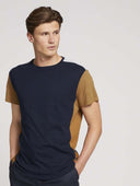 Tom Tailor Ανδρική Μπλούζα Organic Cotton T-Shirt 1028180-10668 Μπλε