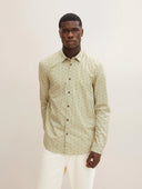 Ανδρικό Πουκάμισο Tom Tailor Patterned Fitted 1029831-29421 Πράσινο