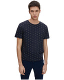Ανδρική Μπλούζα Tom Tailor Basic Patterned T-shirt 1029938-29210 Μπλε
