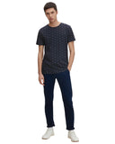 Tom Tailor Ανδρικό T-shirt με Μικροσχέδιο 1029938-29210 Μπλε
