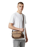 Guess Crossbody Milano Ανδρική Τσάντα΄Ωμου HMMILLP6222-BEG Μπεζ