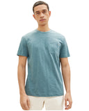 Tom Tailor Ανδρικό Basic Crewneck T-shirt 1035615-30105 Πράσινο