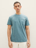 Tom Tailor Ανδρικό Basic Crewneck T-shirt 1035615-30105 Πράσινο