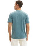 Tom Tailor Ανδρικό T-shirt Basic Crewneck 1035615-30105 Πράσινο