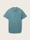 Tom Tailor Ανδρικό Basic Crewneck T-shirt 1035615-30105 Πράσινο