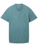Tom Tailor Ανδρικό T-shirt Basic Crewneck 1035615-30105 Πράσινο