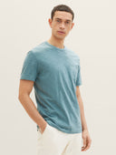 Tom Tailor Ανδρικό Basic Crewneck T-shirt 1035615-30105 Πράσινο
