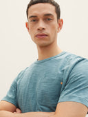 Tom Tailor Ανδρικό Basic Crewneck T-shirt 1035615-30105 Πράσινο