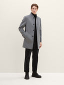 Tom Tailor Ανδρικό Παλτό Button Coat 1037337-32529 Γκρι
