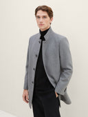 Tom Tailor Ανδρικό Παλτό Button Coat 1037337-32529 Γκρι