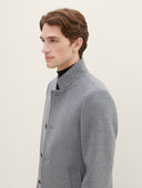 Tom Tailor Ανδρικό Παλτό Button Coat 1037337-32529 Γκρι