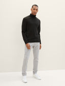 Tom Tailor Ανδρικό Παντελόνι Traveler Slim Chino With Belt 1037547-34816 Γκρι