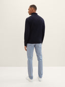 Tom Tailor Ανδρικό Παντελόνι Traveler Slim Chino With Belt 1037547-34818 Σιέλ