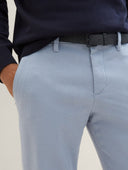 Tom Tailor Ανδρικό Παντελόνι Traveler Slim Chino With Belt 1037547-34818 Σιέλ