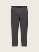 Tom Tailor Ανδρικό Παντελόνι Traveler Slim Chino With Belt 1037547-36160 Γκρι
