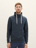 Tom Tailor Ανδρικό Φούτερ  Logo Snood 1037753-19024 Μπλε