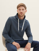 Tom Tailor Ανδρικό Φούτερ  Logo Snood 1037753-19024 Μπλε