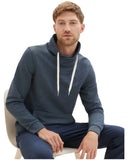 Tom Tailor Ανδρικό Φούτερ Logo Snood 1037753-19024 Μπλε