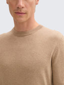 Tom Tailor Ανδρικό Πουλόβερ Basic Knitted Sweater 1038426-31089 Μπεζ