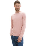 Tom Tailor Ανδρικό Πουλόβερ Basic Knitted Sweater 1039810-36306 Ροζ
