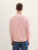 Tom Tailor Ανδρικό Πουλόβερ Basic Knitted Sweater 1039810-36306 Ροζ