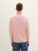 Tom Tailor Ανδρικό Πουλόβερ Basic Knitted Sweater 1039810-36306 Ροζ
