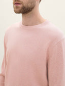Tom Tailor Ανδρικό Πουλόβερ Basic Knitted Sweater 1039810-36306 Ροζ