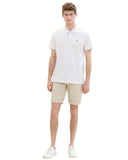 Tom Tailor Ανδρική Chino Βερμούδα με Ζώνη 1040224-34679 Μπεζ