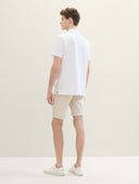 Ανδρική Βερμούδα Tom Tailor Slim Chino with belt 1040224-34679 Μπεζ