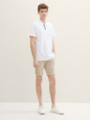 Ανδρική Βερμούδα Tom Tailor Slim Chino with belt 1040224-34679 Μπεζ