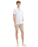 Tom Tailor Ανδρική Chino Βερμούδα με Ζώνη 1040224-34679 Μπεζ