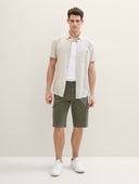 Tom Tailor Ανδρική Cargo Shorts Βερμούδα  1040226-34670 Χακί