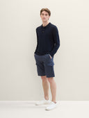 Tom Tailor Ανδρική Cargo Shorts Βερμούδα  1040226-34672 Μπλε