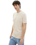 Tom Tailor Ανδρικό Henley T-Shirt 1040876-27609 Μπεζ