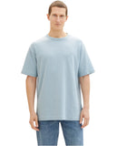 Tom Tailor Ανδρική Μπλούζα T-Shirt With Texture 1040952-15159 Μπλε
