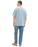 Tom Tailor Ανδρικό T-Shirt With Texture 1040952-15159 Μπλε